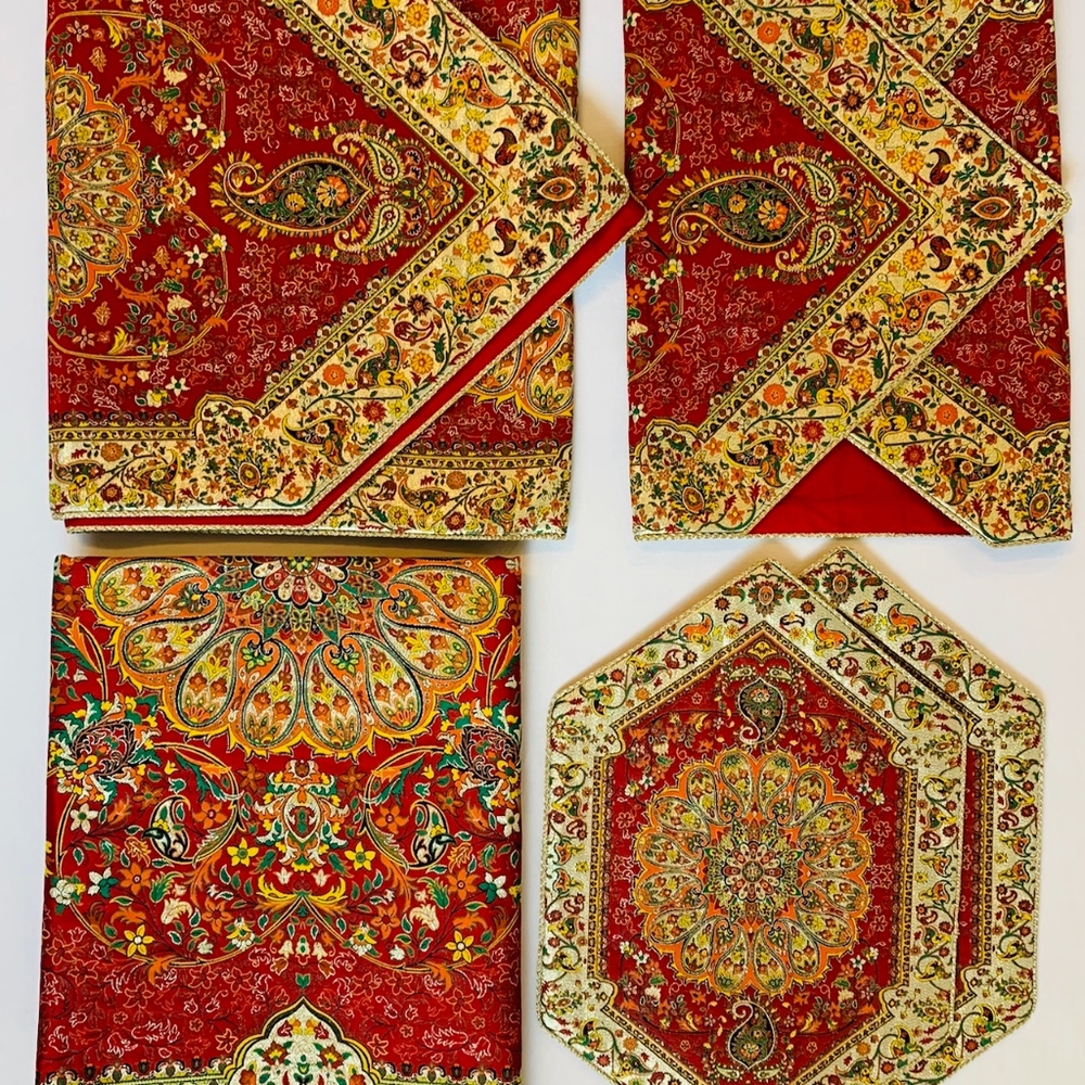 Home/Kitchen 5PCS Tablecloth 🏠🎉🌸